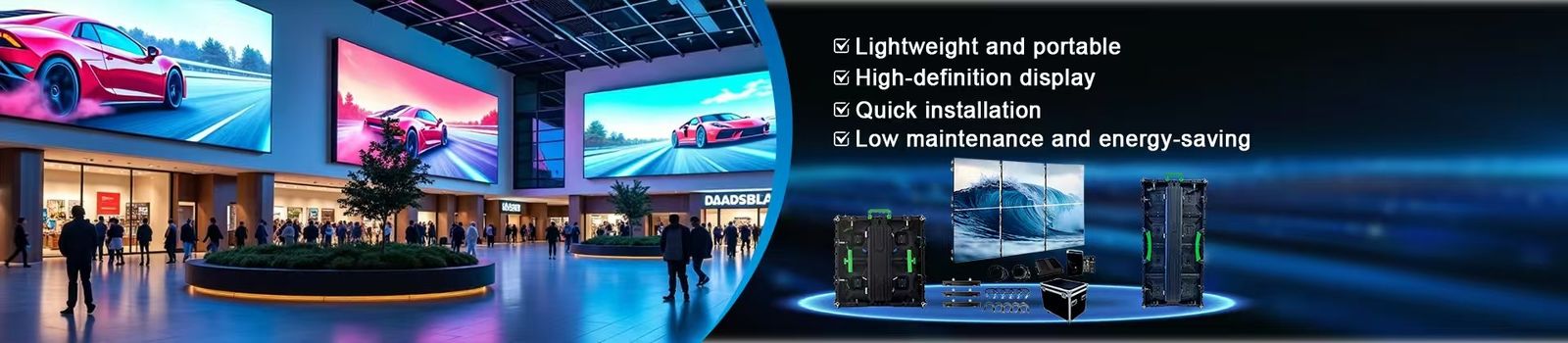 屋外のLED表示スクリーン
