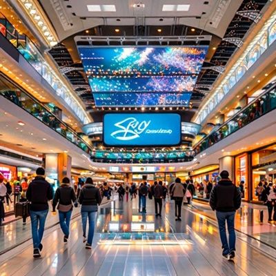 フルカラー デジタル インダース LED ディスプレイ スクリーン 天井 搭載 P2