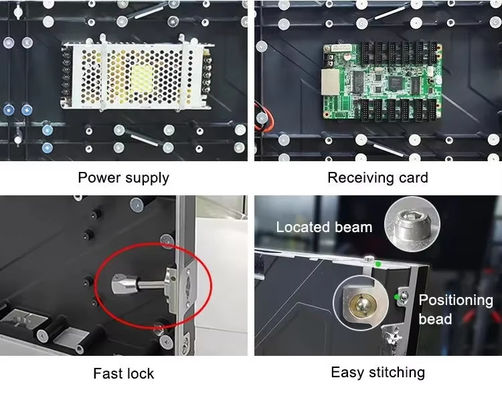 アルミニウム型マートケース付きのフルカラーアウトドアP4.81LEDディスプレイ CE FCC認証