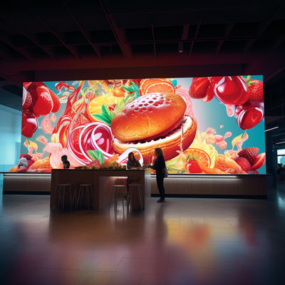 フルカラーギャム 1920 x 1080 インダース固定LEDディスプレイ