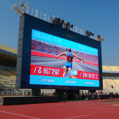 160° 視角 スタジアム LED スクリーン 5000 1 コントラスト比 6500 ニット 明るさ