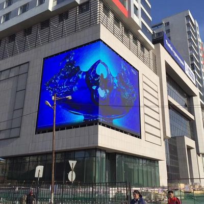 Outdoor LED Display Screen with P4 Pixel Pitch 1920Hz-3840Hz Refresh Rate and 100000 Hours Life Span for Advertising