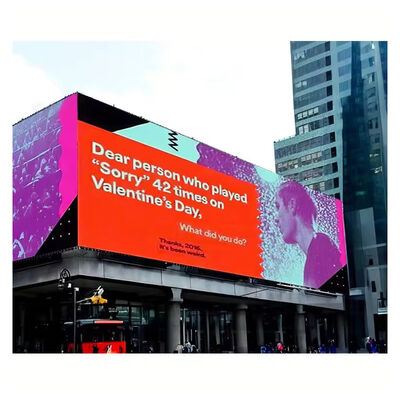 IP65 防水 広告用 露天LEDディスプレイ 4000~5500 cd/m2 亮度 100000 時間 寿命