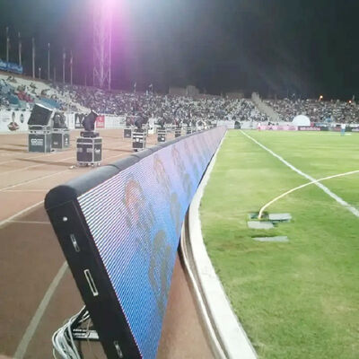 スタジアムおよび広告用の3840-7680Hzリフレッシュレートを備えたP3ピクセルピッチIP65防水屋外LEDディスプレイ画面