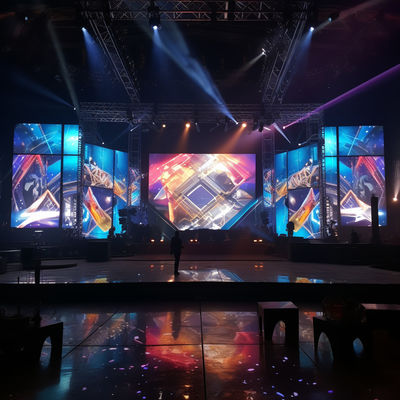 P6 LED ビデオ ウォール レンタル イベント 耐候 3840 X 2160 解像度