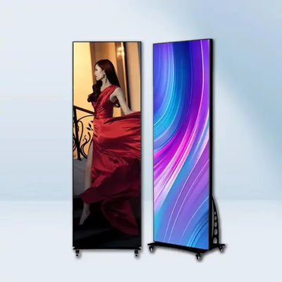 室内P1.667 LEDディスプレイ モバイルフロア広告マシン 6000nits IP43 320x160 mm