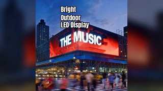 明るい屋外 LED スクリーン 3000cd/m2 P4.81