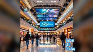 屋内 LED ディスプレイ スクリーン P2 天井マウント